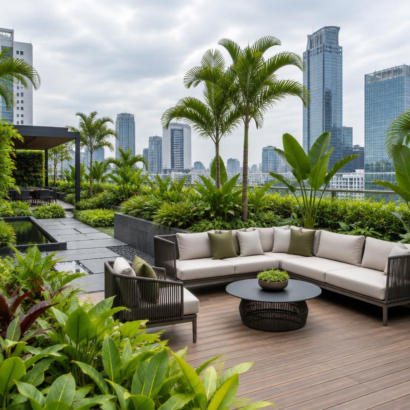 Rooftop Garden Office