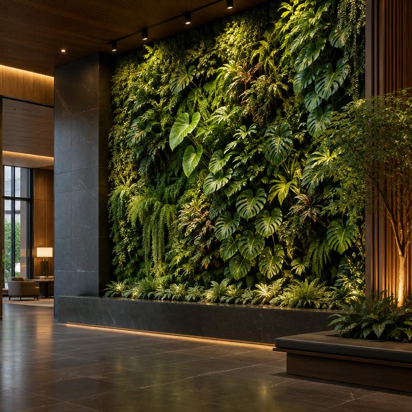Taman Vertikal Lobby